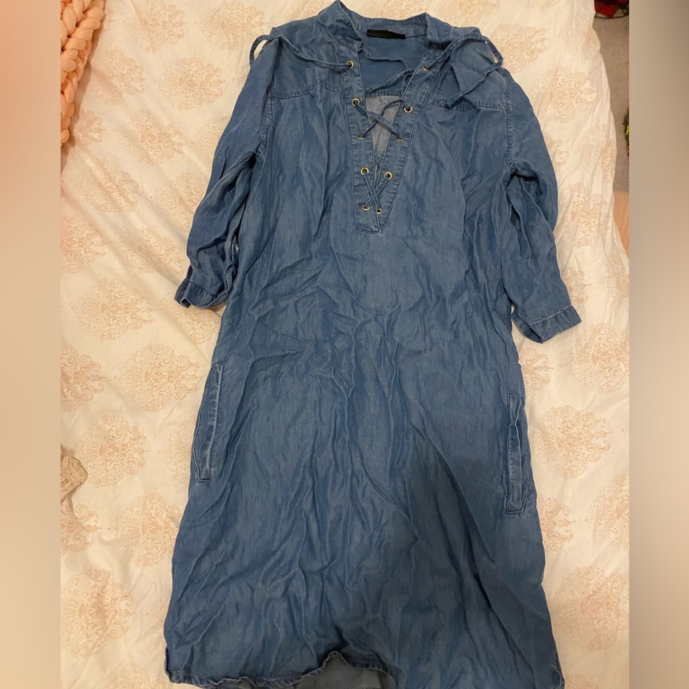 Denim dress